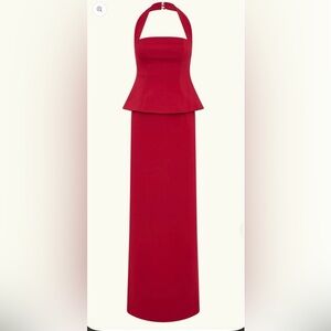 Paloma Red Hera Maxi Dress Two-Piece Set